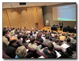 Almost 150 particpants packed the lecture rooms.